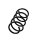 Suspension Spring Set front coil spring Ø 11.8 mm EIBACH for e.g. SKODA FABIA