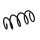 Suspension Spring Set front coil spring Ø 11.8 mm EIBACH for e.g. SKODA FABIA