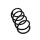 Suspension Spring Set front coil spring Ø 11.8 mm EIBACH for e.g. SKODA FABIA