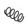 Suspension Spring Set front axle coil spring Ø 11.3 mm EIBACH for e.g. AUDI A1