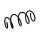 Suspension Spring Set front coil spring Ø 11.8 mm EIBACH for e.g. SEAT ARONA