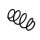 Suspension Spring Set front coil spring Ø 12.8 mm EIBACH for e.g. SEAT ARONA