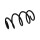 Suspension Spring Set front coil spring Ø 12.8 mm EIBACH for e.g. SEAT ARONA