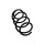 Suspension Spring Set front coil spring Ø 12.8 mm EIBACH for e.g. SEAT ARONA
