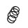 Suspension Spring Set front coil spring Ø 12.5 mm EIBACH for e.g. SEAT ARONA