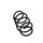Suspension Spring Set front coil spring Ø 12.5 mm EIBACH for e.g. SEAT ARONA