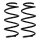 Suspension spring set front axle Ø 12.8 mm 339 mm EIBACH for e.g. SEAT ARONA