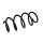 Suspension Spring Set front coil spring Ø 12.8 mm EIBACH for e.g. SEAT ARONA