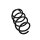 Suspension Spring Set front coil spring Ø 12.8 mm EIBACH for e.g. SEAT ARONA