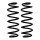 Suspension spring set rear axle Ø 11 mm 304 mm EIBACH for e.g. SEAT IBIZA V