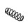 Suspension Spring Set rear coil spring Ø 10.8 mm EIBACH for SEAT ARONA