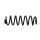 Suspension Spring Set rear coil spring Ø 11 mm EIBACH for e.g. SEAT ARONA