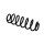 Suspension Spring Set rear coil spring Ø 11 mm EIBACH for e.g. SEAT ARONA