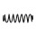 Suspension Spring Set rear coil spring Ø 11 mm EIBACH for e.g. SEAT ARONA