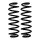 Suspension spring set rear axle Ø 11.8 mm 323 mm EIBACH for SEAT ARONA