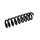 Suspension Spring Set Rear Axle Coil Spring Ø 12.5 mm EIBACH for BMW 1 Series