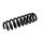 Suspension Spring Set Rear Axle Coil Spring Ø 15 mm EIBACH for BMW X1