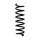 Suspension spring set front axle Ø 12.8 mm 374 mm EIBACH for e.g. BMW 5