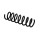 Suspension Spring Set Front Axle Coil Spring Ø 12.8 mm EIBACH for BMW 5 Series