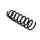 Suspension Spring Set Front Axle Coil Spring Ø 13 mm EIBACH for BMW 5 Series