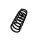 Suspension Spring Set Front Axle Coil Spring Ø 13 mm EIBACH for BMW 5 Series