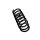 Suspension Spring Set Front Axle Coil Spring Ø 13 mm EIBACH for BMW 5 Series