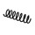 Suspension Spring Set Front Axle Coil Spring Ø 12.8 mm EIBACH for BMW 5 Series