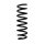 Suspension spring set front axle Ø 13.5 mm 378 mm EIBACH for BMW 5
