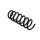 Suspension Spring Set Front Axle Coil Spring Ø 13.3 mm EIBACH for BMW 5 Series