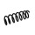 Suspension Spring Set Front Axle Coil Spring Ø 13 mm EIBACH for BMW 5 Series