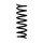 Suspension spring set front axle Ø 13.3 mm 358 mm EIBACH for e.g. BMW 6