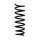Suspension spring set car rear axle Ø 12 mm 336 mm EIBACH for BMW 6