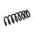 Suspension Spring Set Rear Axle Coil Spring Ø 12.3 mm EIBACH for BMW 6