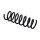 Suspension Spring Set Rear Axle Coil Spring Ø 12.3 mm EIBACH for BMW 6