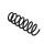 Suspension Spring Set Rear Axle Coil Spring Ø 12 mm EIBACH for BMW 5 Series
