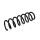 Suspension Spring Set Rear Axle Coil Spring Ø 12 mm EIBACH for BMW 5 Series