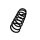 Suspension Spring Set Rear Axle Coil Spring Ø 12.3 mm EIBACH for BMW 5 Series
