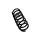 Suspension Spring Set Rear Axle Coil Spring Ø 12.3 mm EIBACH for BMW 5 Series