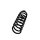 Suspension Spring Set Rear Axle Coil Spring Ø 12.3 mm EIBACH for BMW 5 Series