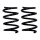 Suspension spring set front axle Ø 13.5 mm 215 mm EIBACH for e.g. AUDI A3