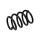 Suspension Spring Set front axle coil spring Ø 13.5 mm EIBACH for e.g. AUDI A3