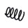 Suspension Spring Set front axle coil spring Ø 13.5 mm EIBACH for e.g. AUDI A3