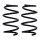 Suspension spring set front axle Ø 12.5 mm 250 mm EIBACH for e.g. SEAT LEON