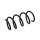 Suspension Spring Set front coil spring Ø 11.8 mm EIBACH for e.g. SEAT LEON