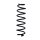 Suspension spring set rear axle Ø 10.3 mm 357 mm EIBACH for e.g. SEAT LEON SC