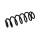 Suspension Spring Set rear coil spring Ø 11.8 mm EIBACH for SEAT LEON and others