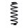 Suspension spring set rear axle Ø 11.5 mm 302 mm EIBACH for e.g. AUDI A3