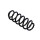 Suspension Spring Set rear axle coil spring Ø 11.5 mm EIBACH for e.g. AUDI A3