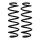 Suspension spring set rear axle Ø 11 mm 332 mm EIBACH for SEAT LEON and others