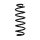 Suspension spring set rear axle Ø 11 mm 332 mm EIBACH for SEAT LEON and others